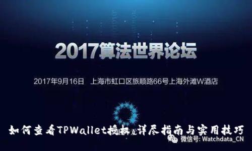 如何查看TPWallet授权：详尽指南与实用技巧