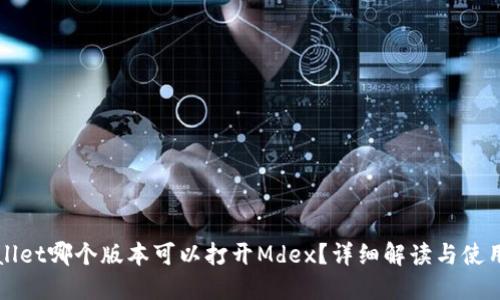 TPWallet哪个版本可以打开Mdex？详细解读与使用指南